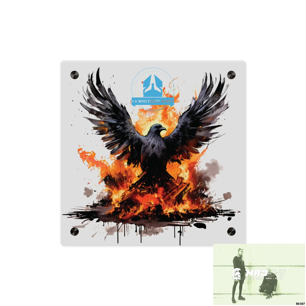 A1WDW Escape from the block no 17 2628 days Death Flat Covert Failures Ltd Edition no 22 Acrylic Wall Art Panels 11’’ x