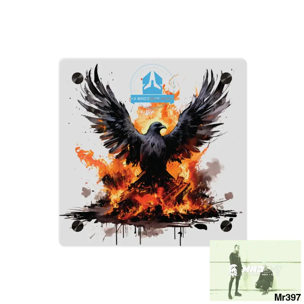 A1WDW Escape from the block no 17 2628 days Death Flat Covert Failures Ltd Edition no 22 Acrylic Wall Art Panels 8’’ x