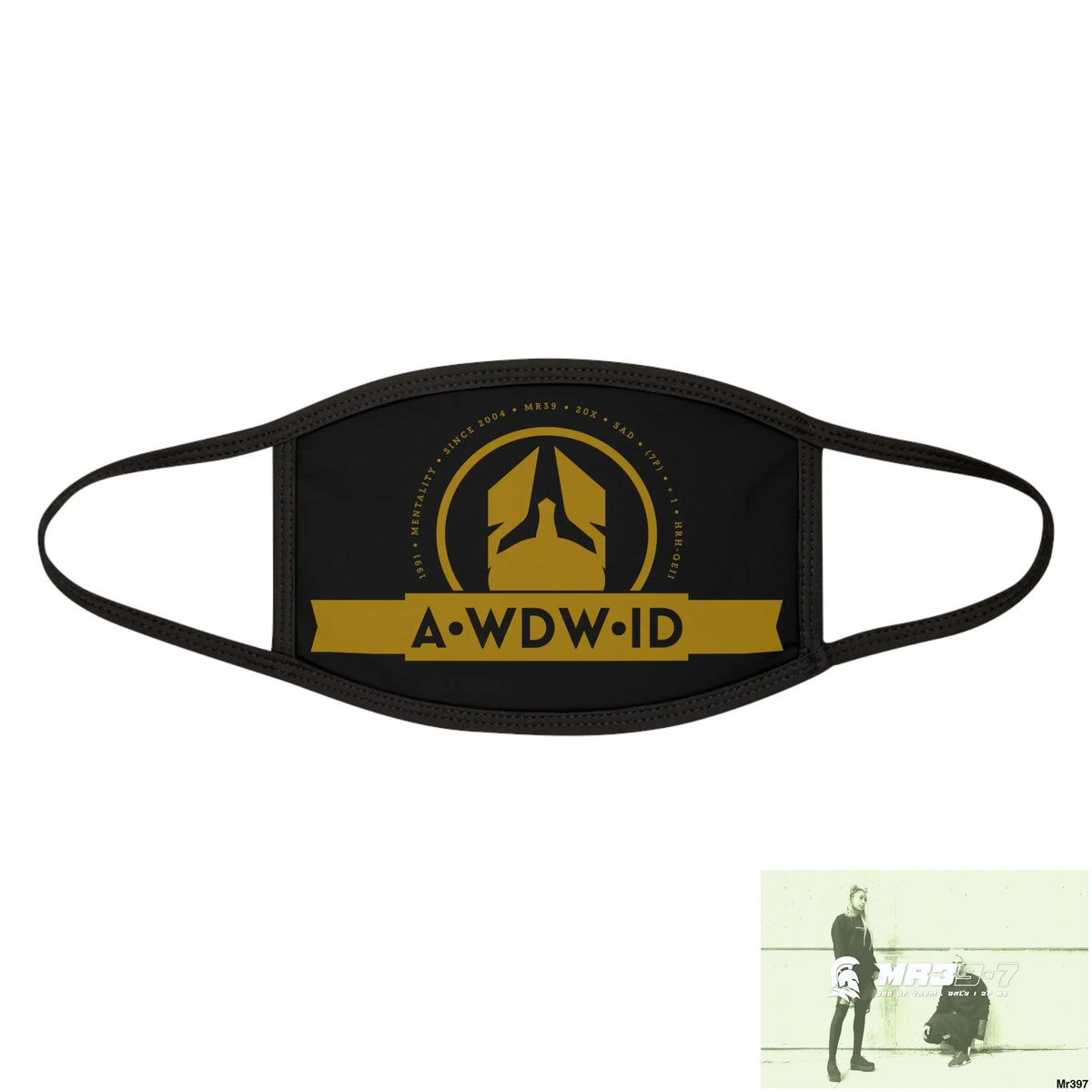 A1WDW.ID Mixed-Fabric Face Mask One size Accessories