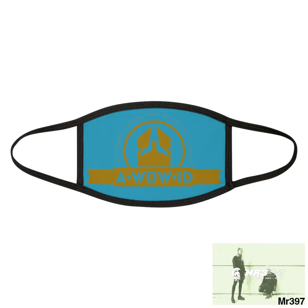 A1WDW.ID Mixed-Fabric Face Mask One size Accessories