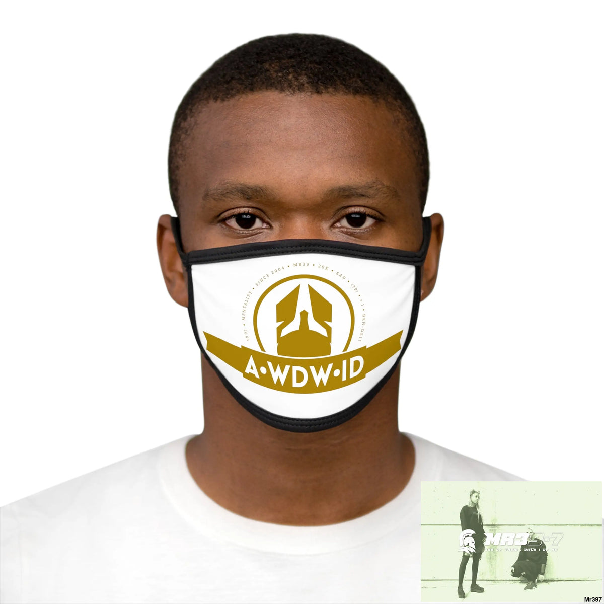 A1WDW.ID Mixed-Fabric Face Mask One size Accessories