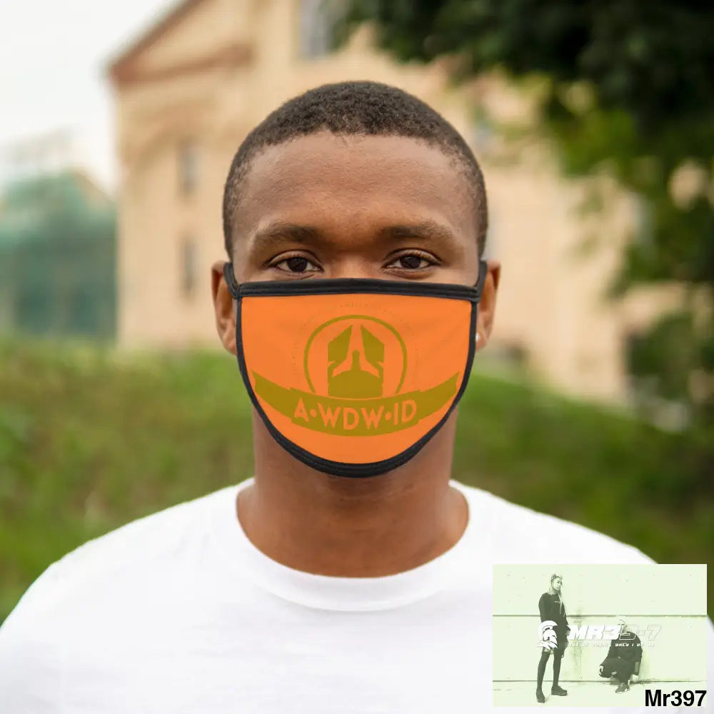 A1WDW.ID Mixed-Fabric Face Mask One size Accessories