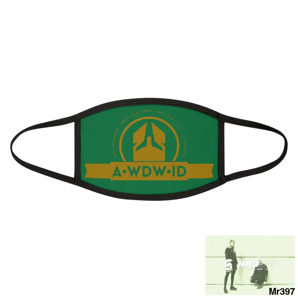 A1WDW.ID Mixed-Fabric Face Mask One size Accessories