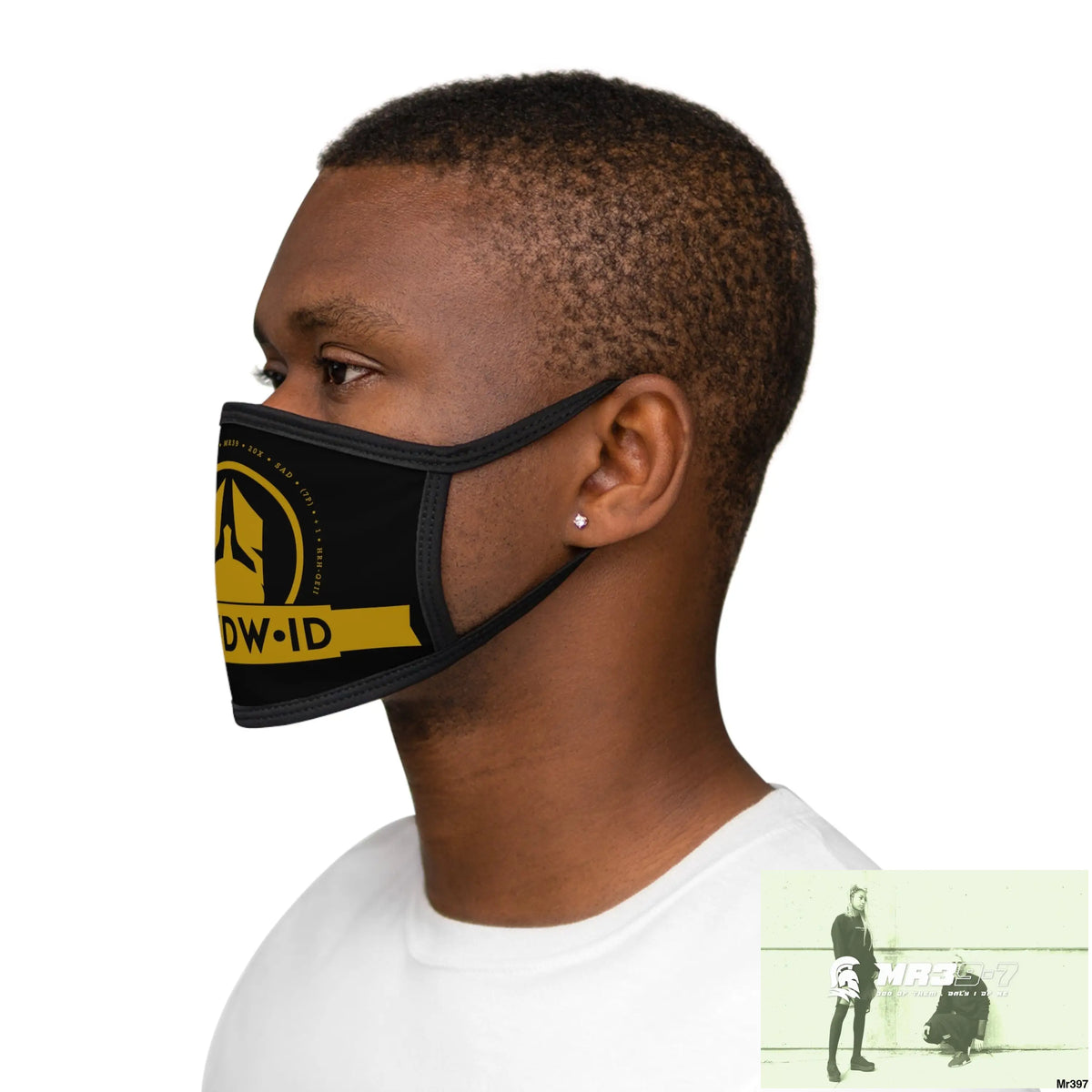 A1WDW.ID Mixed-Fabric Face Mask One size Accessories