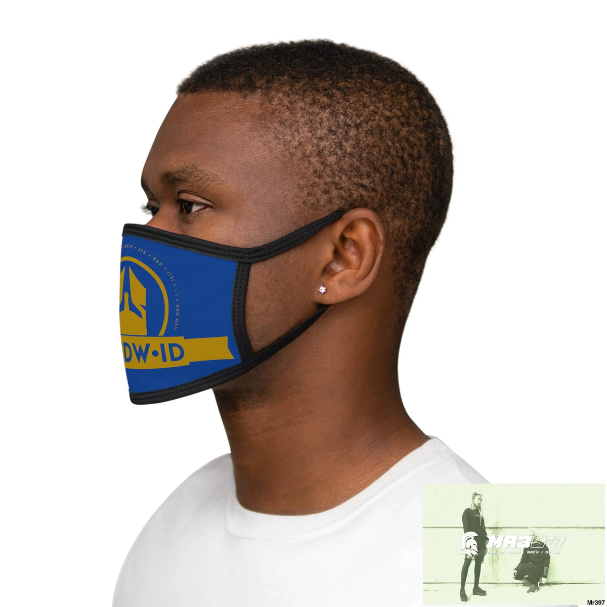 A1WDW.ID Mixed-Fabric Face Mask One size Accessories