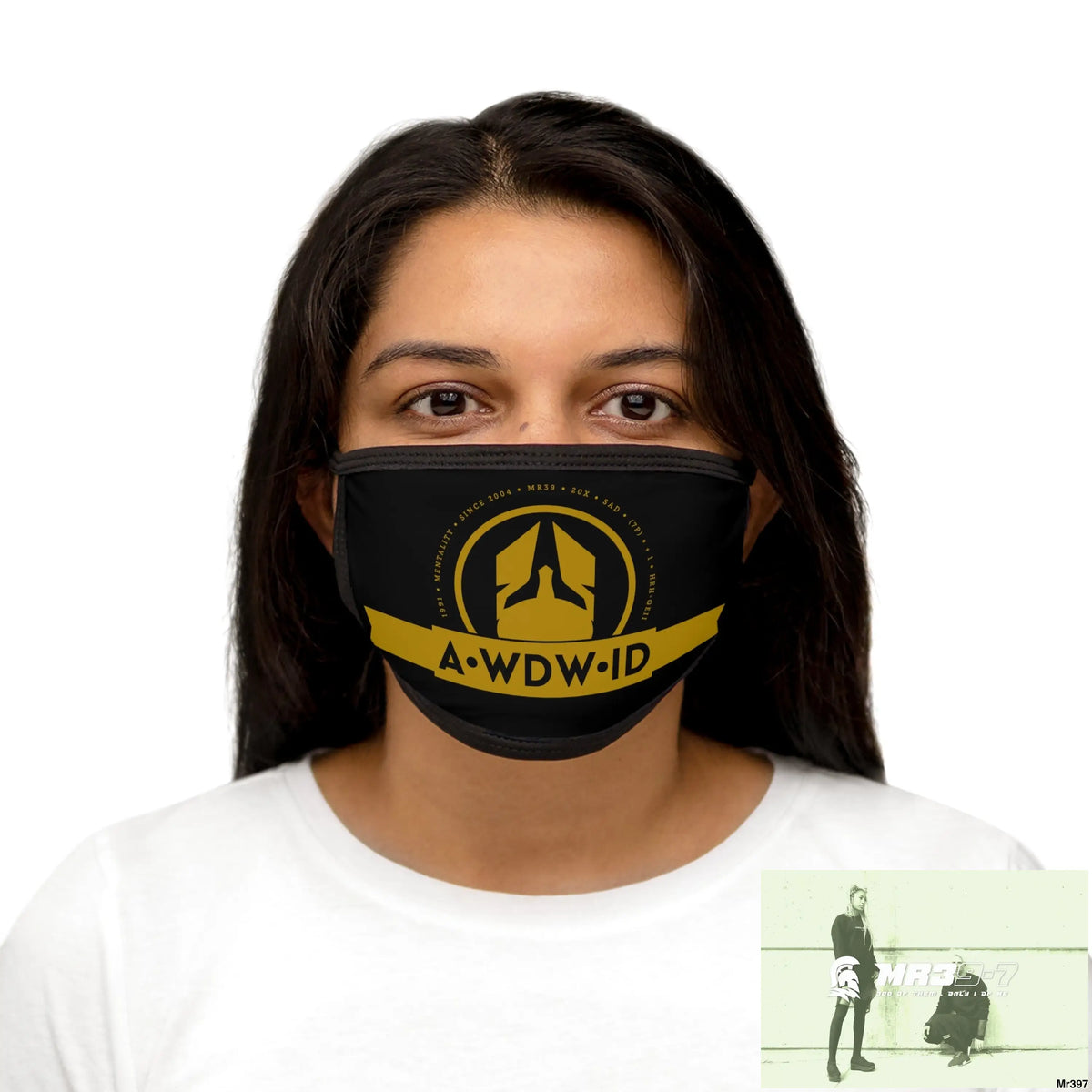 A1WDW.ID Mixed-Fabric Face Mask One size Accessories