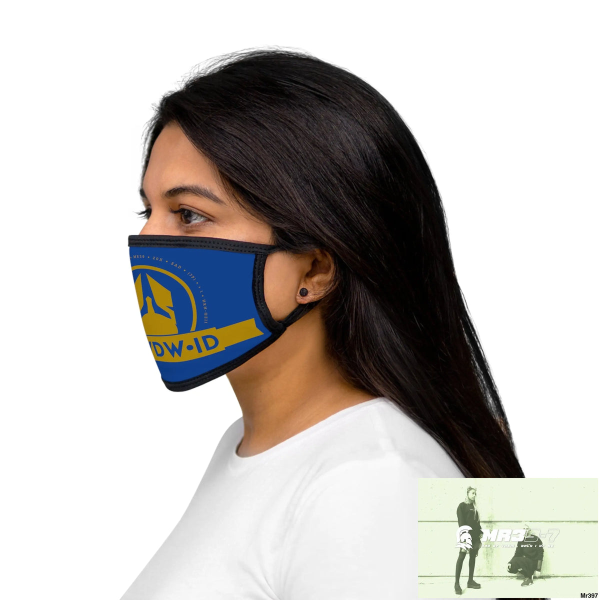 A1WDW.ID Mixed-Fabric Face Mask One size Accessories