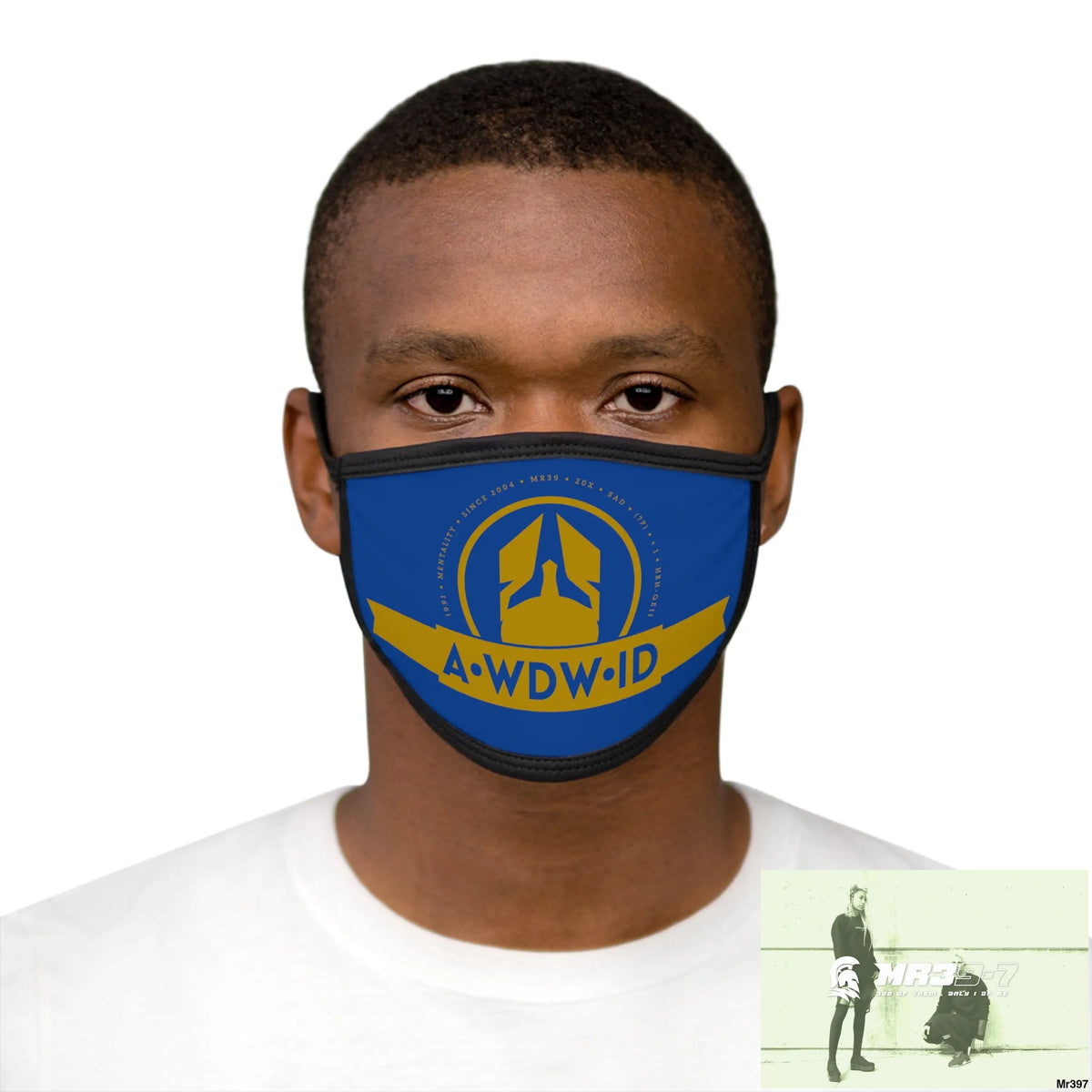 A1WDW.ID Mixed-Fabric Face Mask One size Accessories