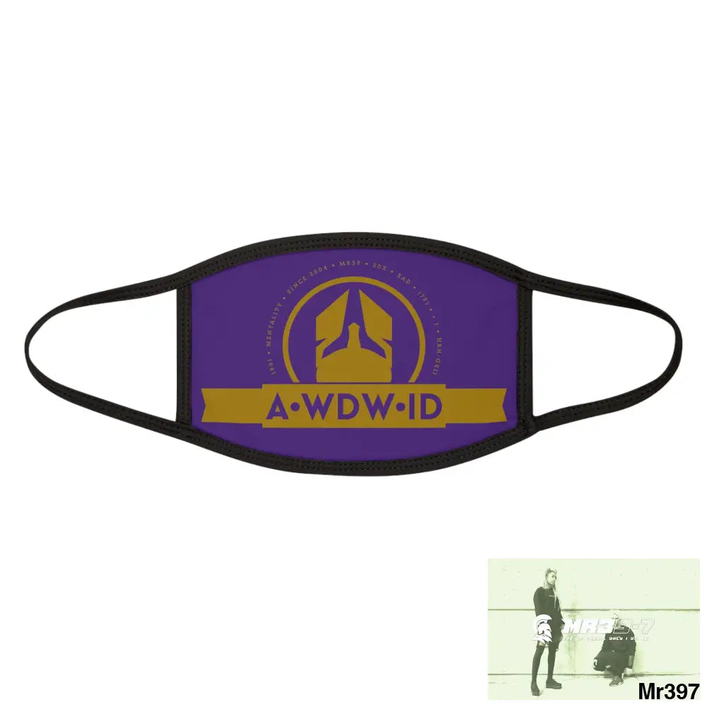 A1WDW.ID Mixed-Fabric Face Mask One size Accessories