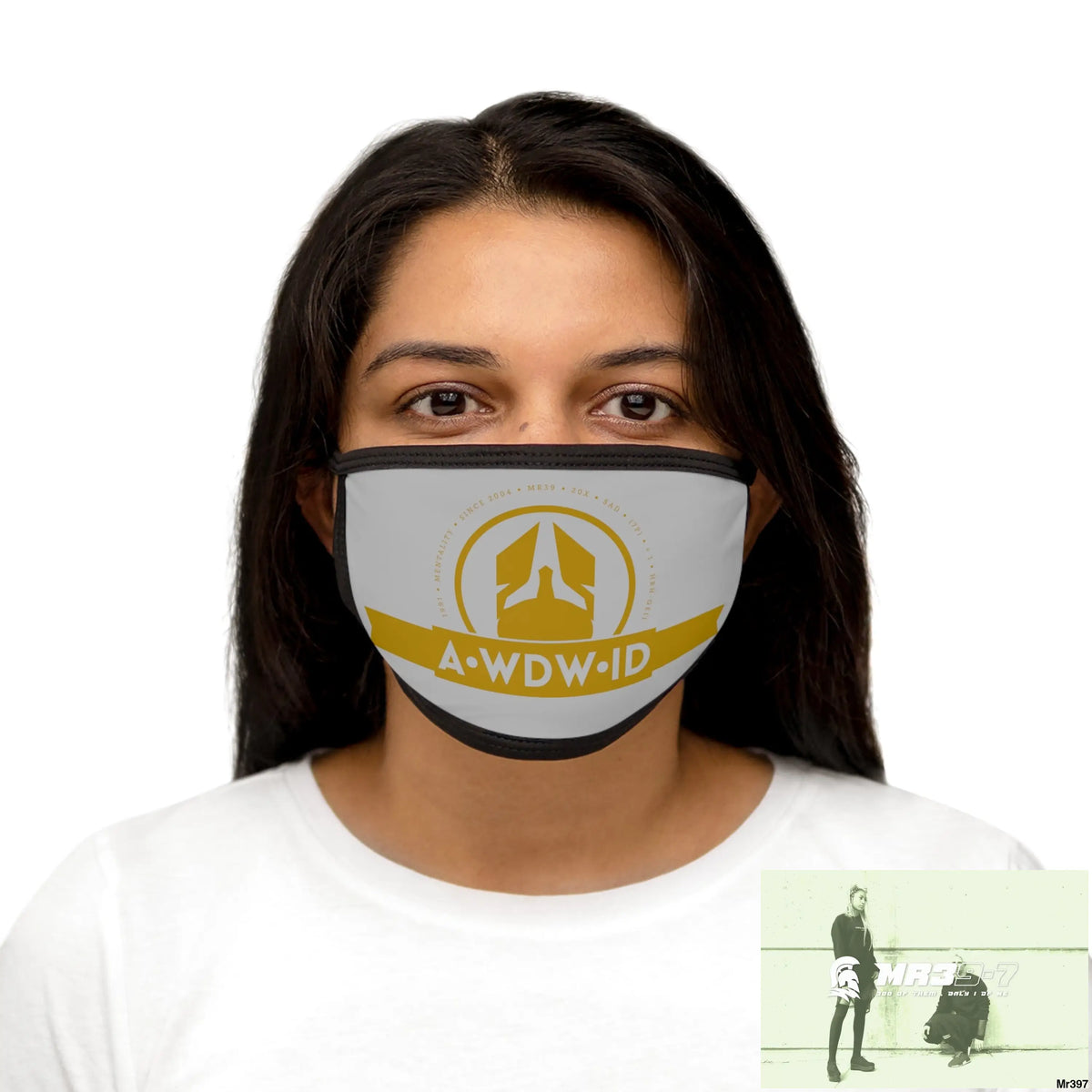 A1WDW.ID Mixed-Fabric Face Mask One size Accessories