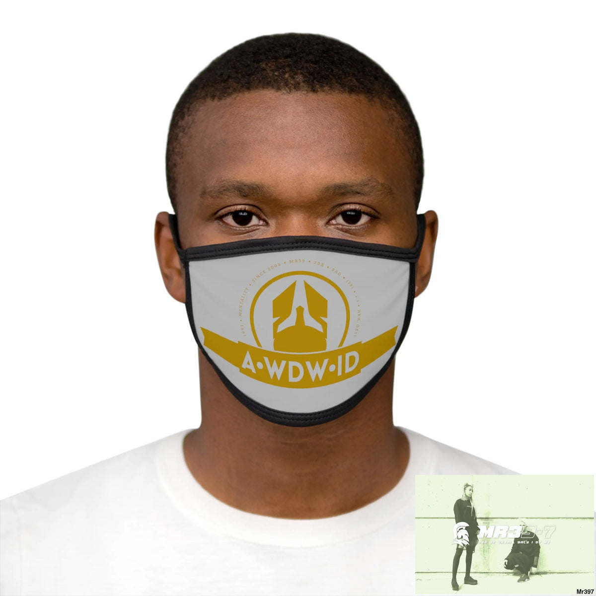 A1WDW.ID Mixed-Fabric Face Mask One size Accessories
