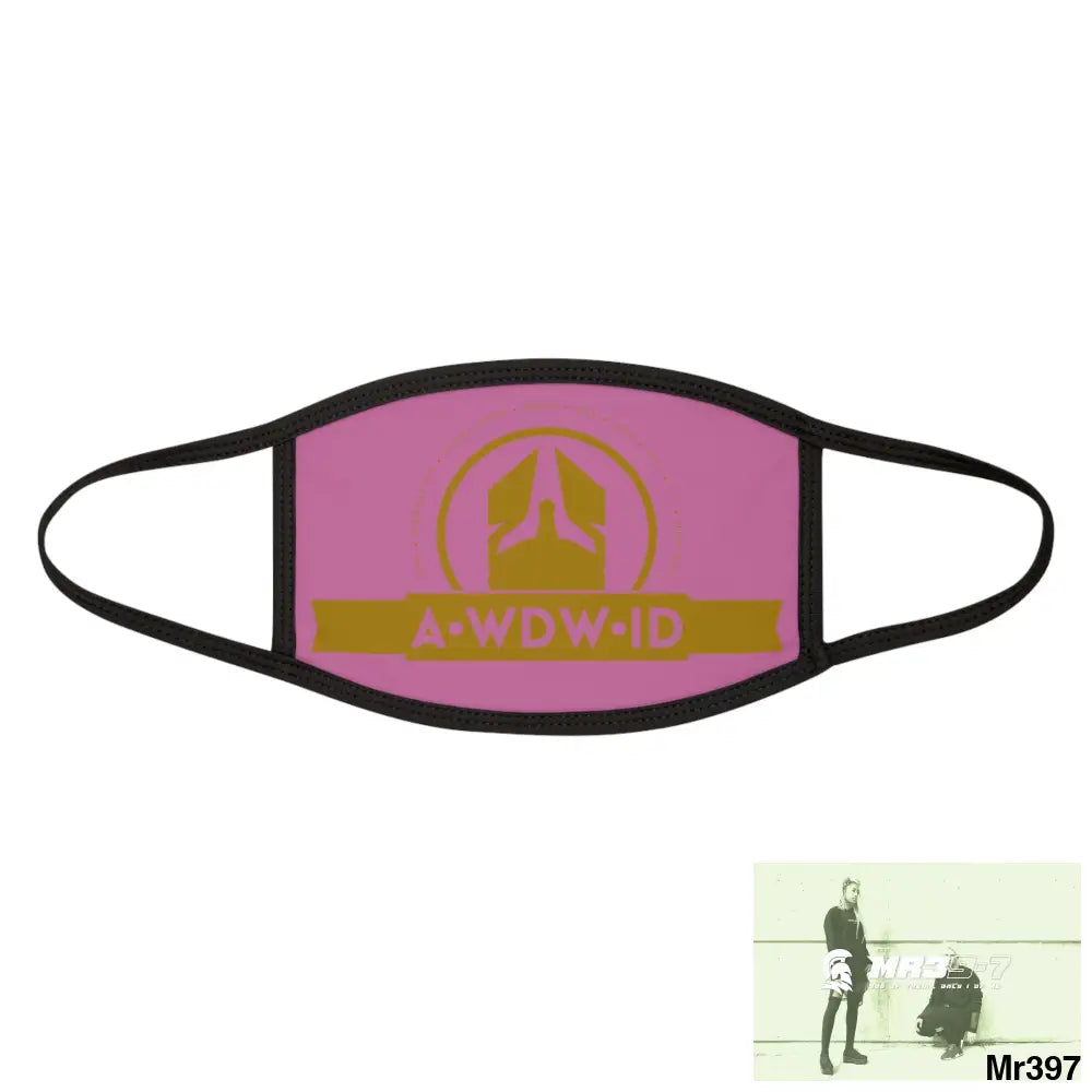 A1WDW.ID Mixed-Fabric Face Mask One size Accessories