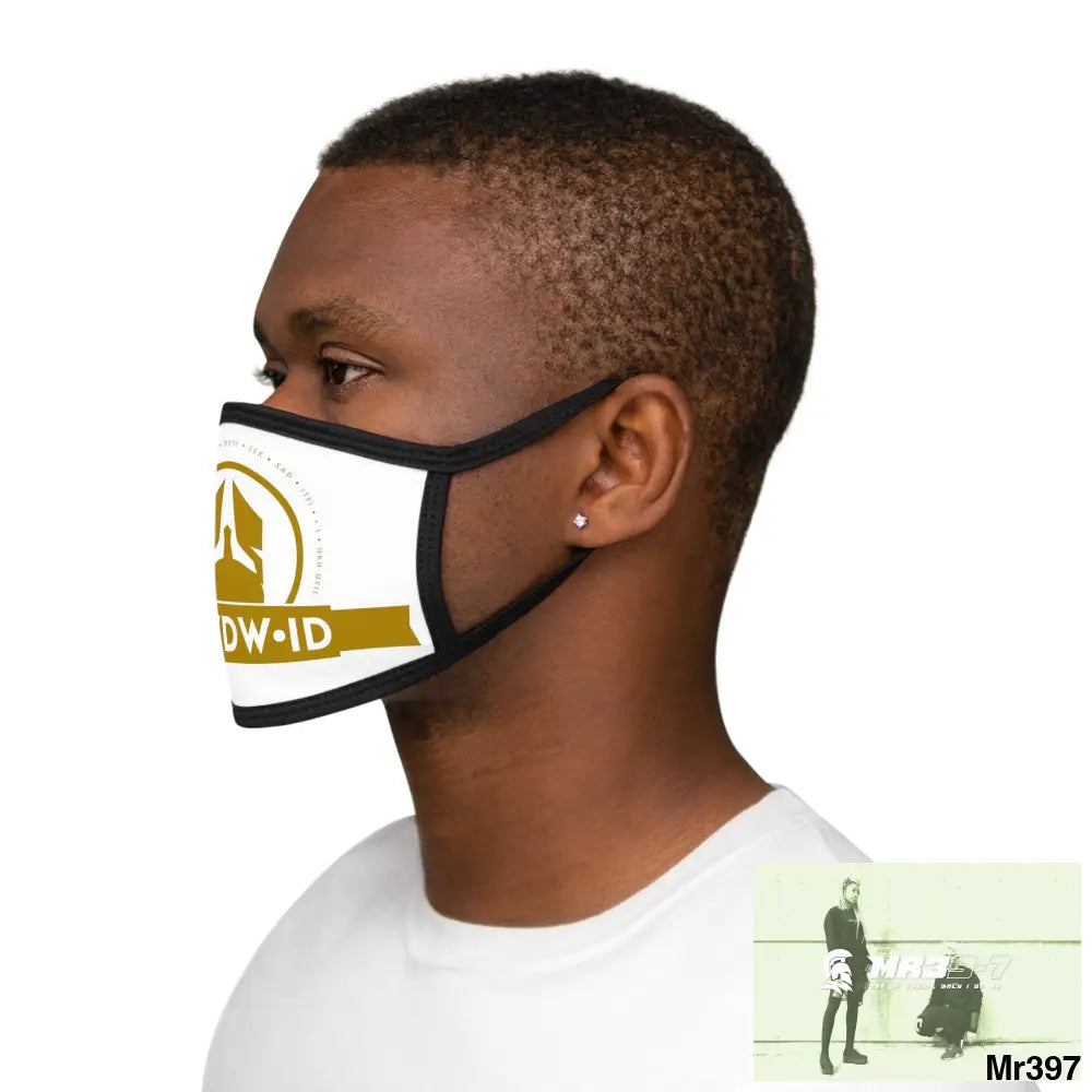 A1WDW.ID Mixed-Fabric Face Mask One size Accessories