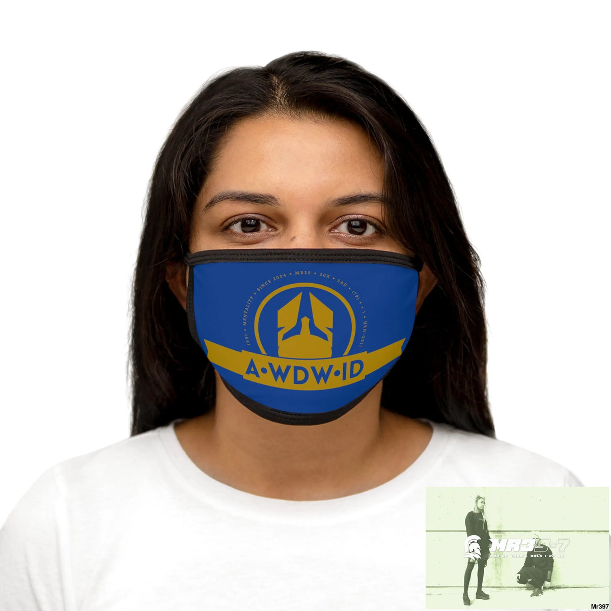 A1WDW.ID Mixed-Fabric Face Mask One size Accessories