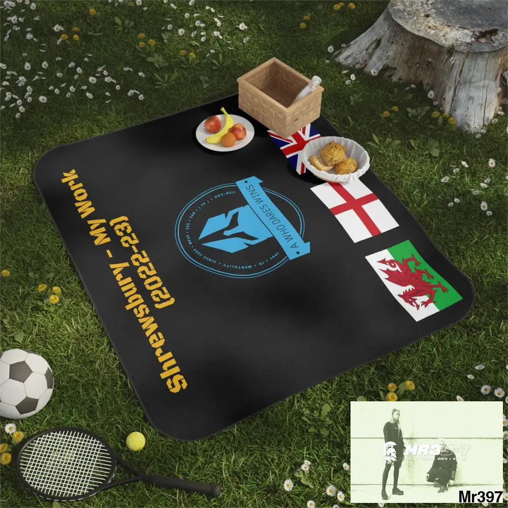 A1WDW MY WORK Picnic Blanket 61’’ × 51’’ Home Decor