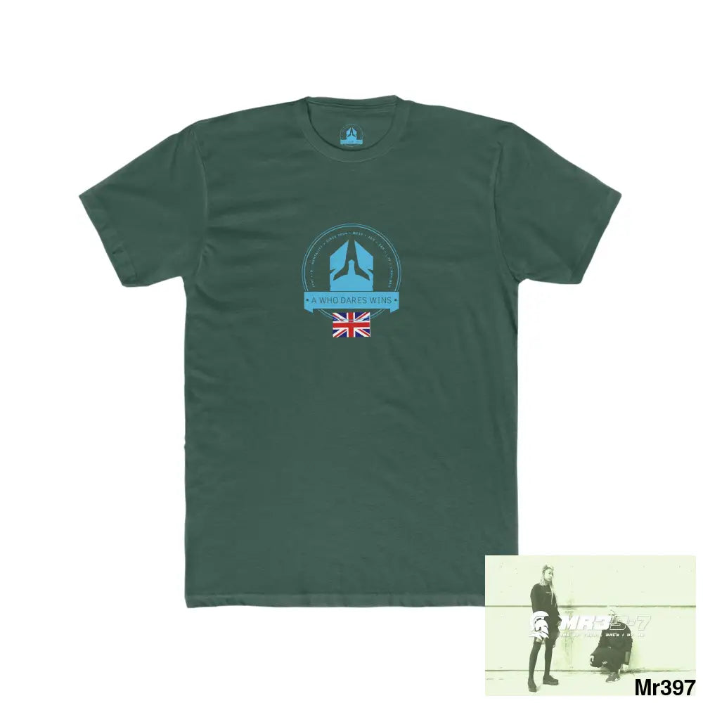 A1Who Dares Wins Oakengate’s station Telford. The Latino’s Men’s Cotton Crew Tee Solid Forest Green / S T-Shirt