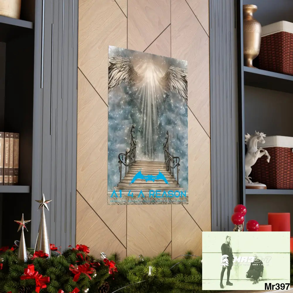 AI 4 A Reason stairway to heaven. Matte Vertical Posters Poster