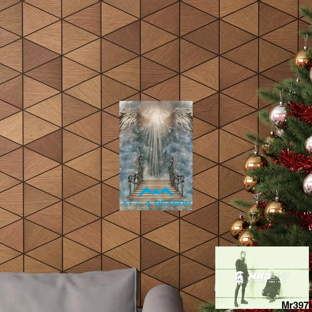 AI 4 A Reason stairway to heaven. Matte Vertical Posters Poster