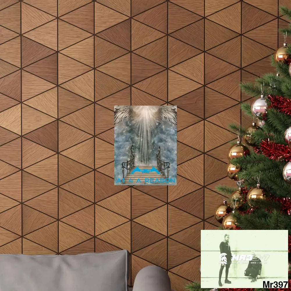 AI 4 A Reason stairway to heaven. Matte Vertical Posters Poster