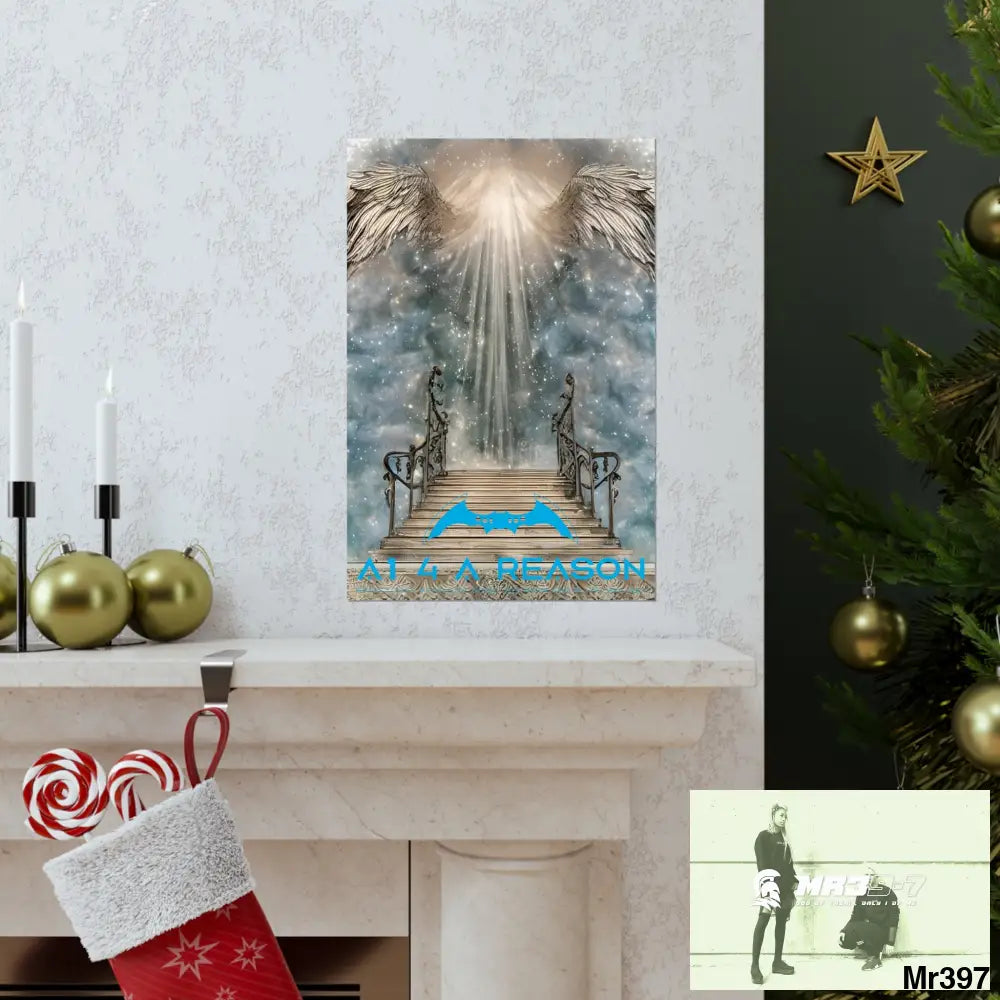 AI 4 A Reason stairway to heaven. Matte Vertical Posters Poster