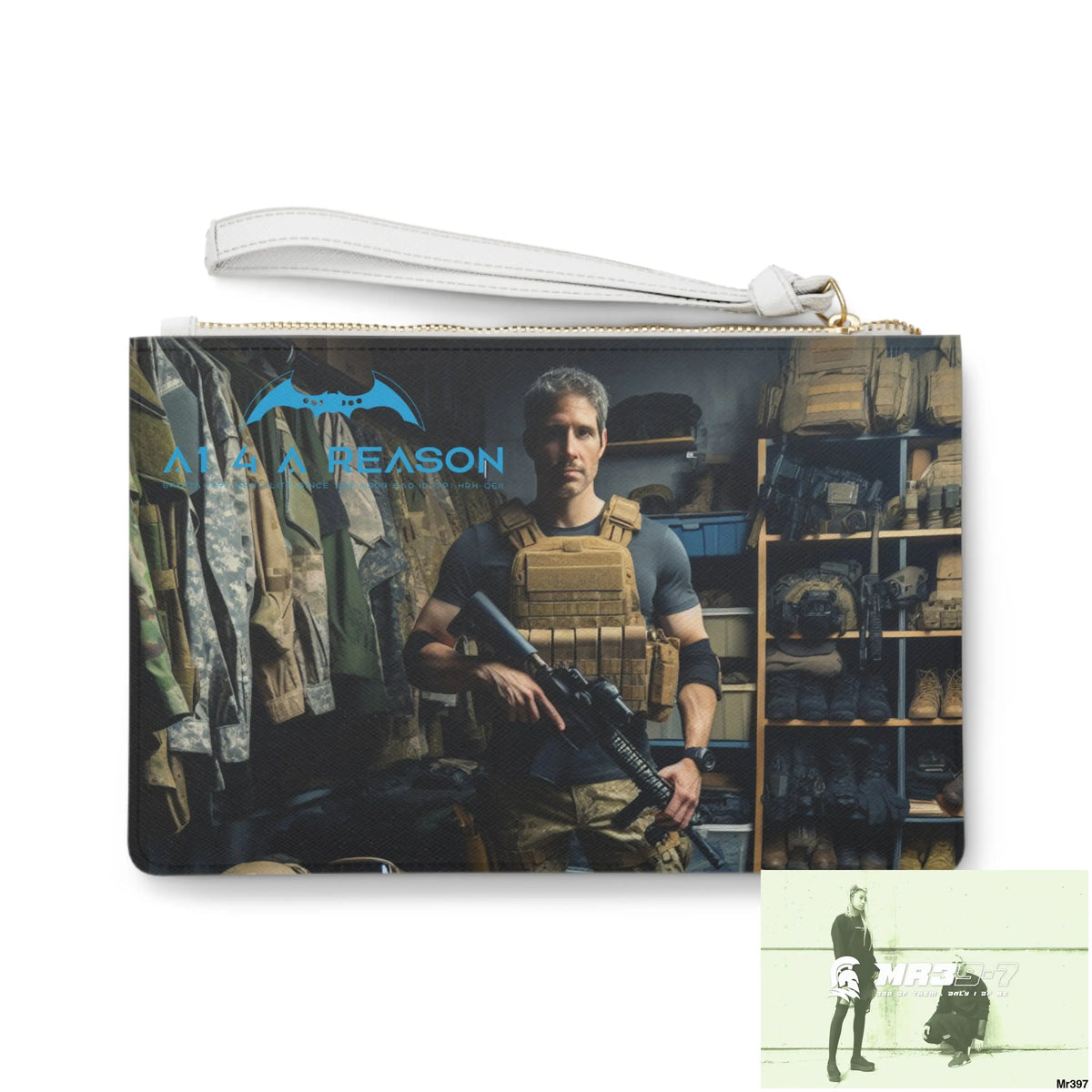 AI A1WDW + Mr39’7 My Death Flat 17-24 Ex Military to Pro Vigilante 1991- 01-10X-24 Themed Ladies Clutch Bag One size