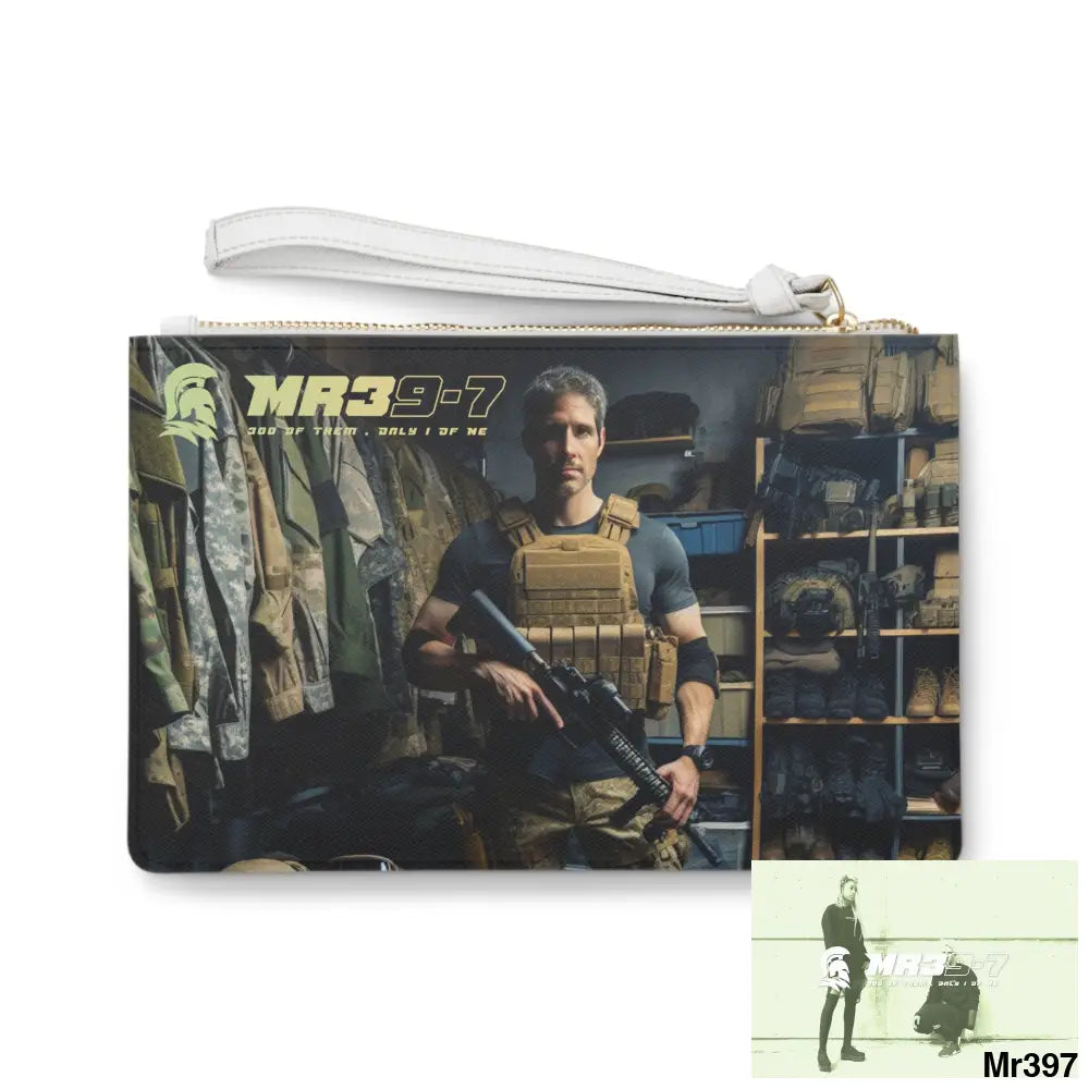 AI A1WDW + Mr39’7 My Death Flat 17-24 Ex Military to Pro Vigilante 1991- 01-10X-24 Themed Ladies Clutch Bag One size