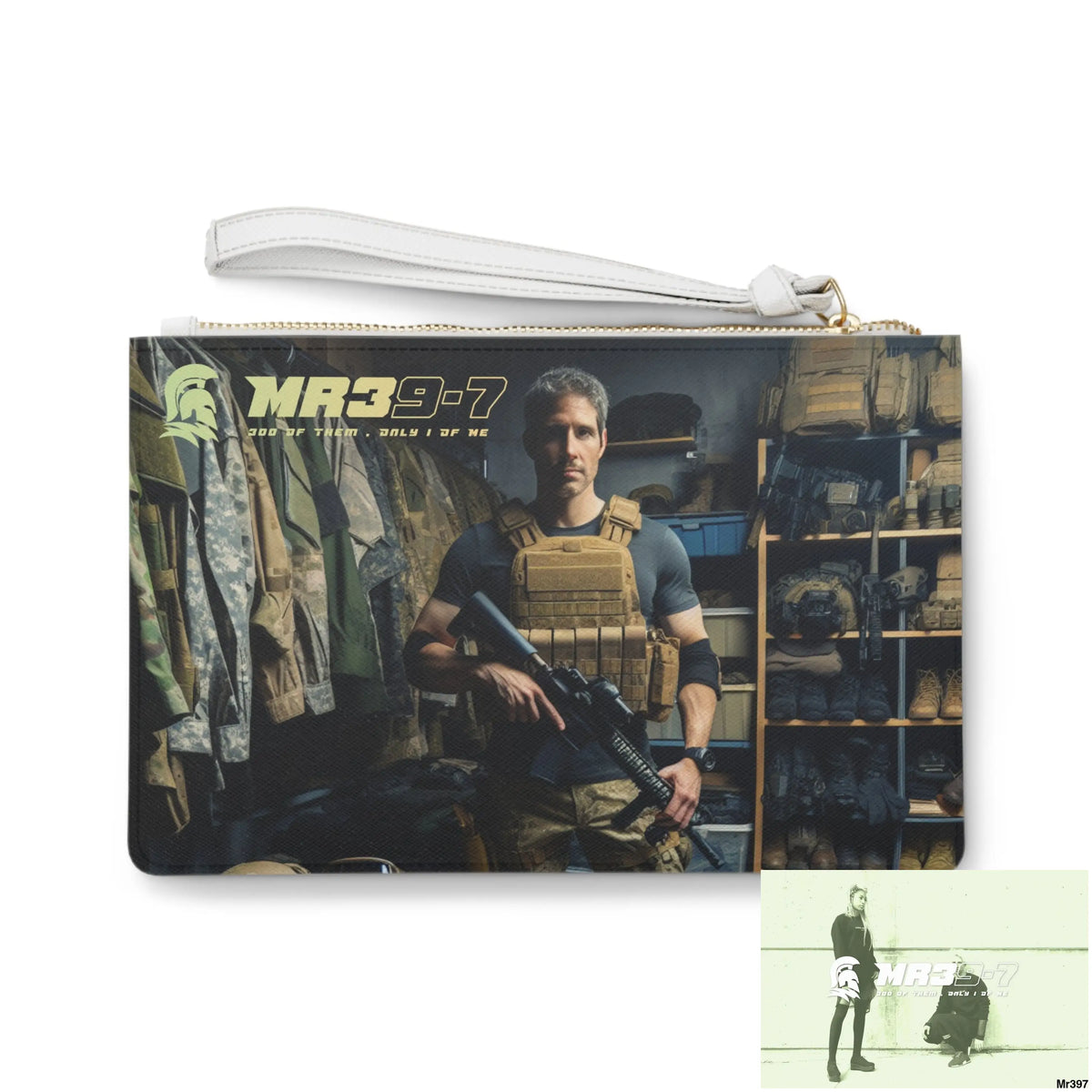 AI A1WDW + Mr39’7 My Death Flat 17-24 Ex Military to Pro Vigilante 1991- 01-10X-24 Themed Ladies Clutch Bag One size