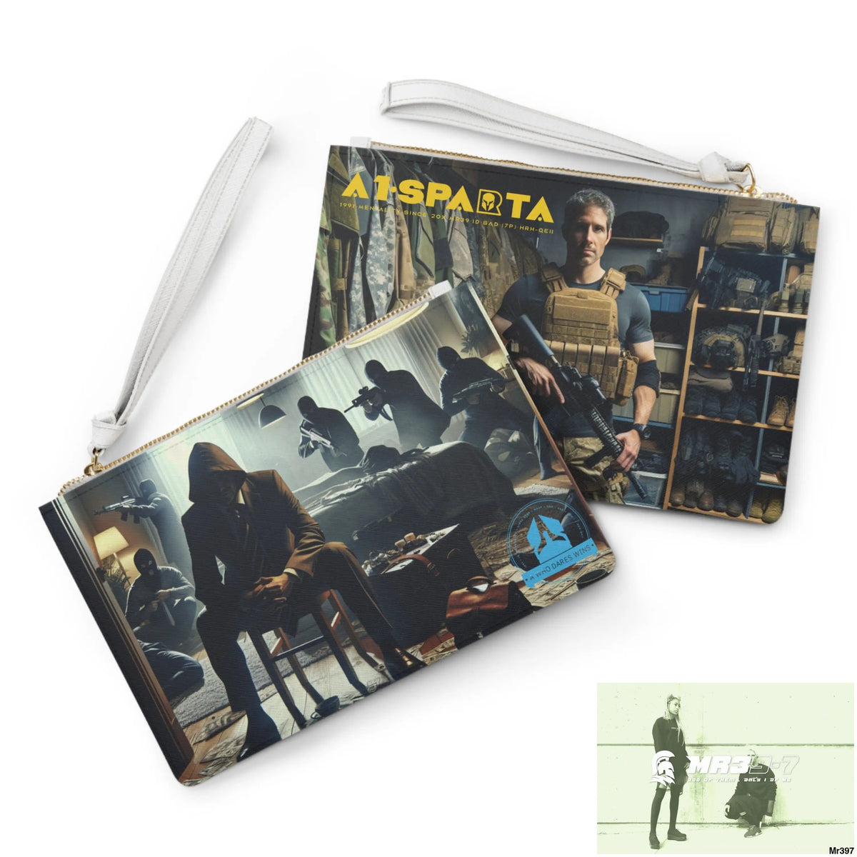 AI A1WDW/Sparta My Death Flat 17-24 Ex Military to Pro Vigilante 1991- 01-10X-24 Themed Ladies Clutch Bag One size Bags