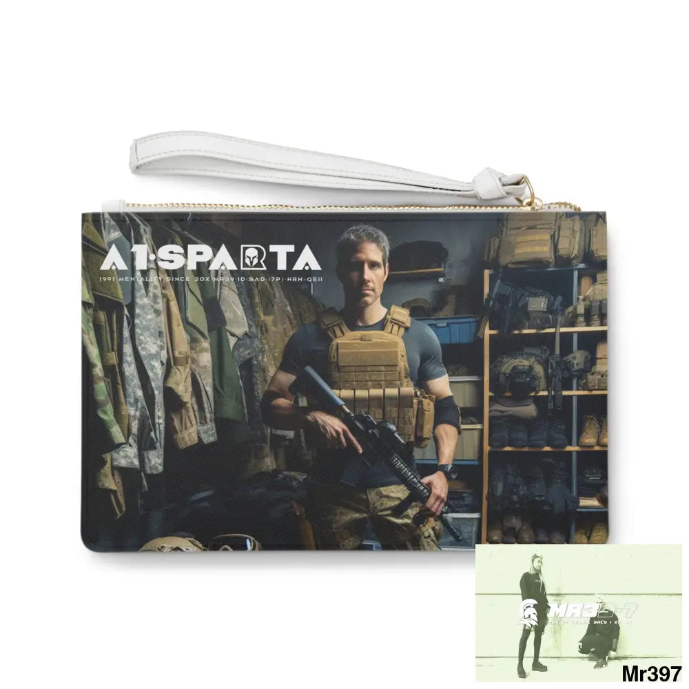 AI A1WDW/Sparta My Death Flat 17-24 Ex Military to Pro Vigilante 1991- 01-10X-24 Themed Ladies Clutch Bag One size Bags