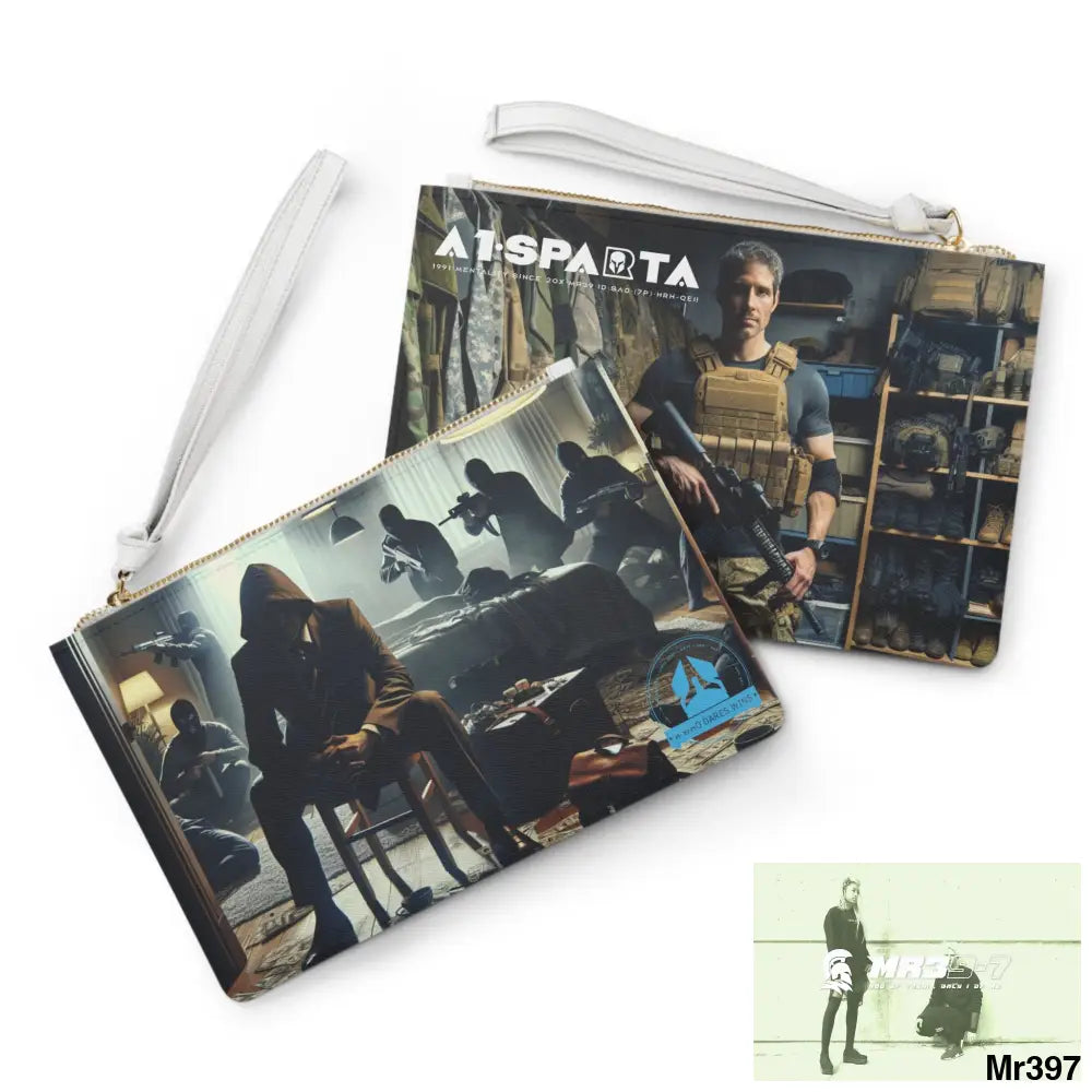 AI A1WDW/Sparta My Death Flat 17-24 Ex Military to Pro Vigilante 1991- 01-10X-24 Themed Ladies Clutch Bag One size Bags