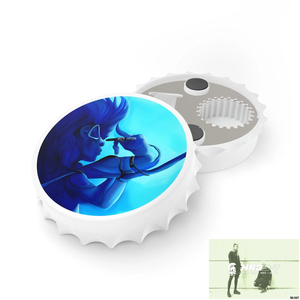AI MR39-7 Theme Magnetic Bottle Opener One size / White Accessories