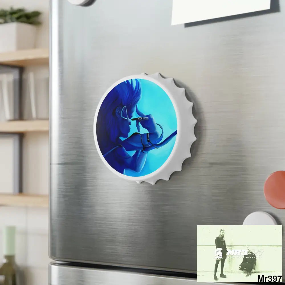 AI MR39-7 Theme Magnetic Bottle Opener One size / White Accessories