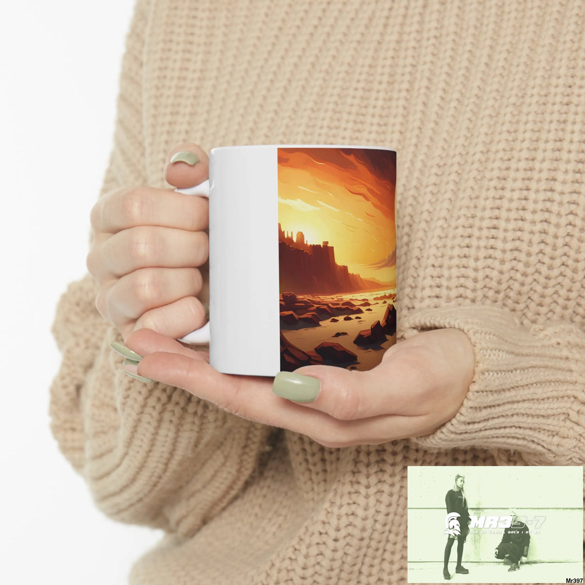 AI Radiation mash up Ceramic Mug 11oz 11oz Mug