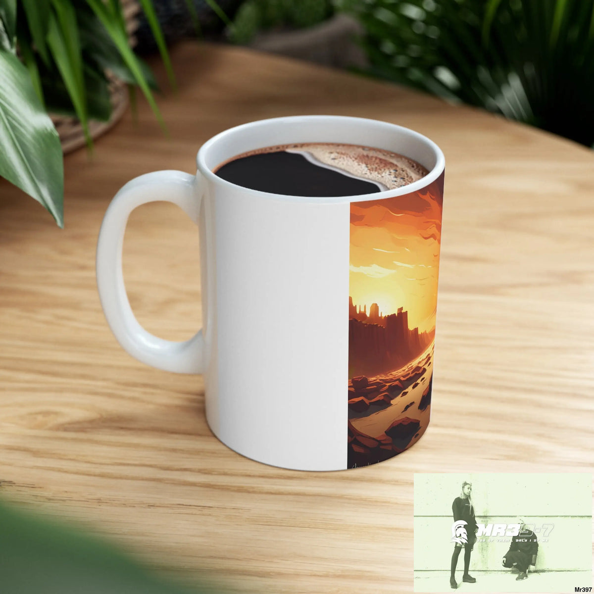 AI Radiation mash up Ceramic Mug 11oz 11oz Mug