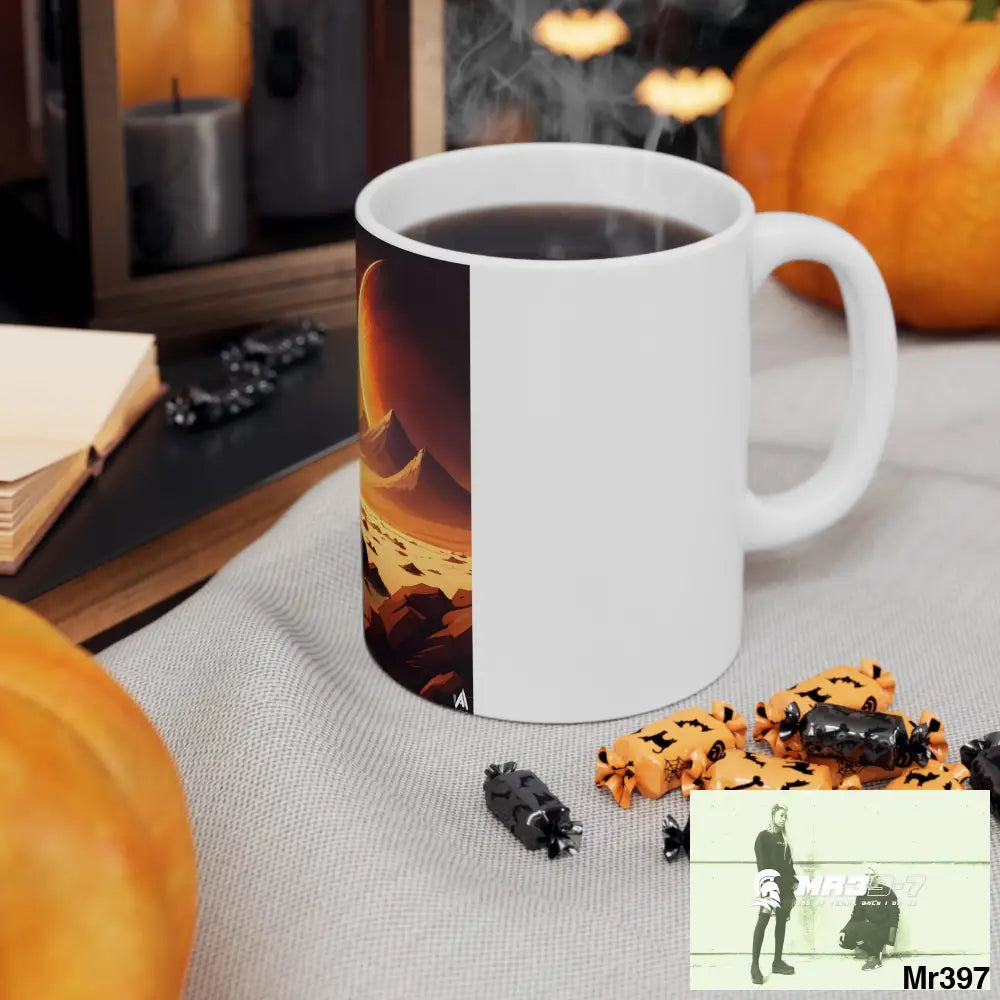 AI Radiation mash up Ceramic Mug 11oz 11oz Mug