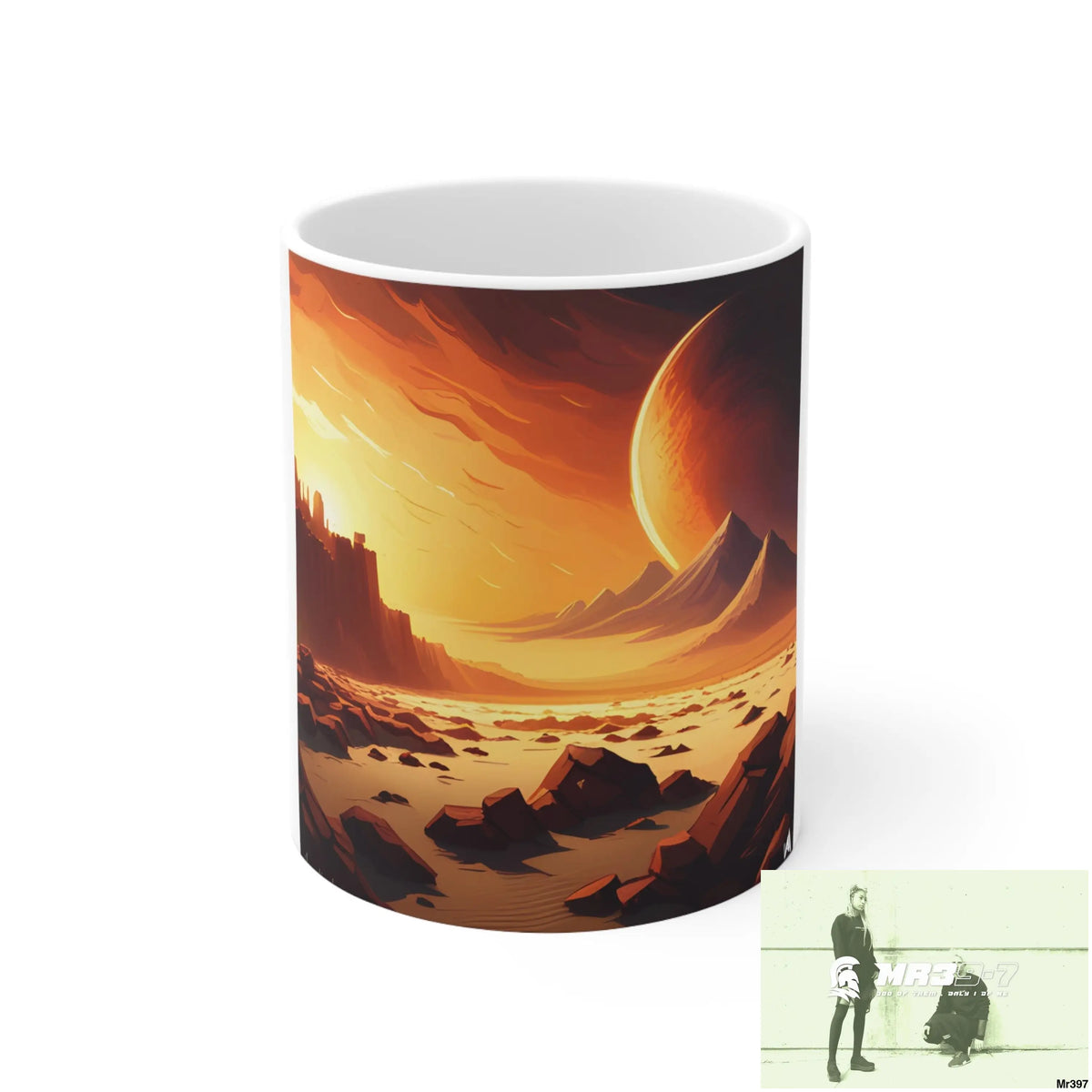 AI Radiation mash up Ceramic Mug 11oz 11oz Mug
