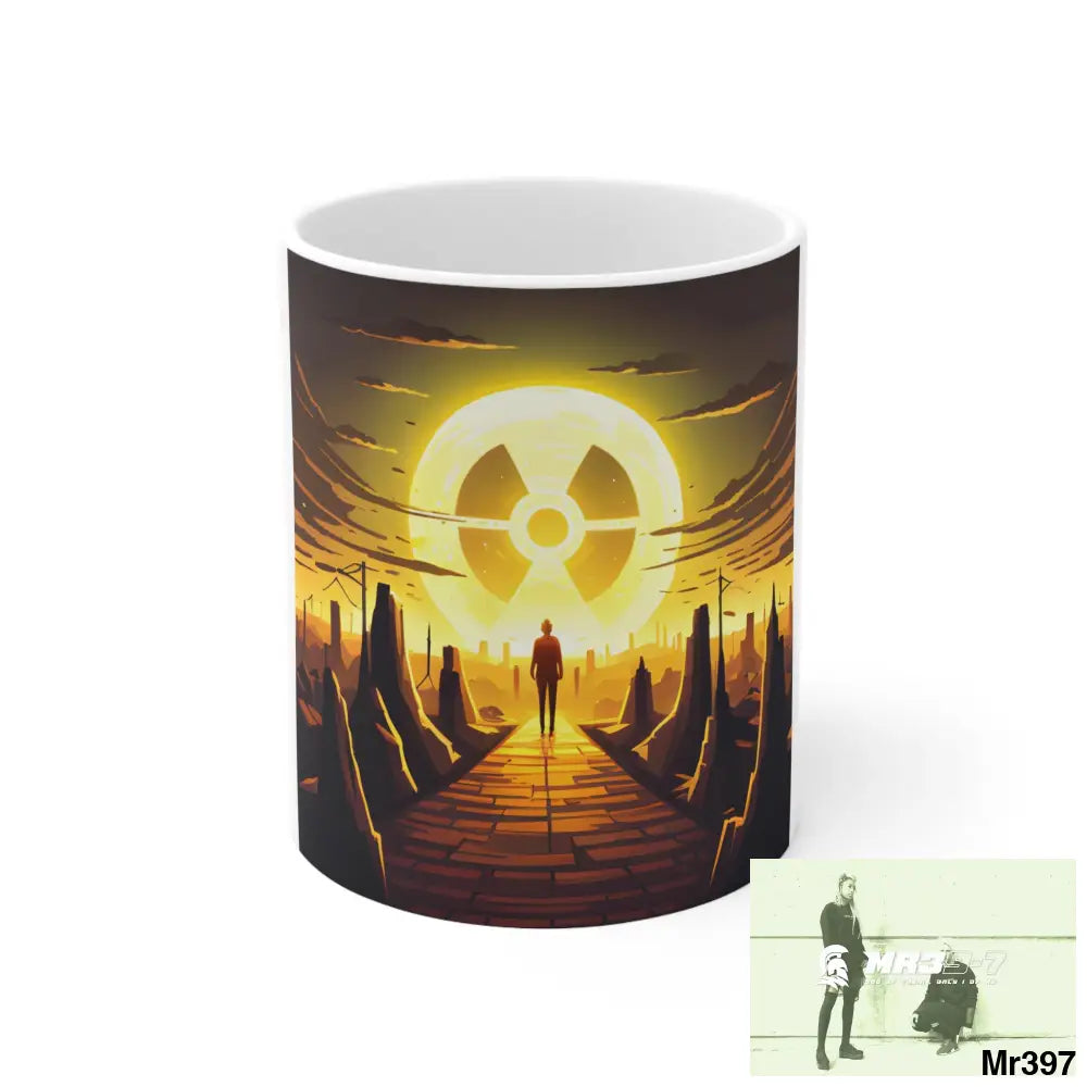 AI Radiation mash up Ceramic Mug 11oz 11oz Mug