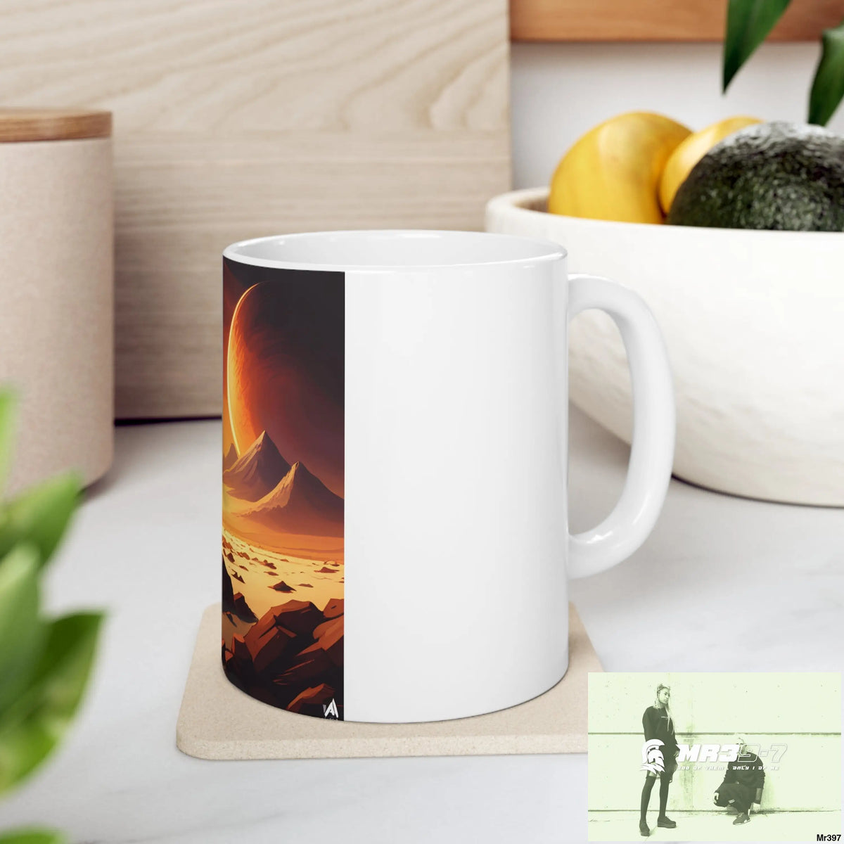 AI Radiation mash up Ceramic Mug 11oz 11oz Mug