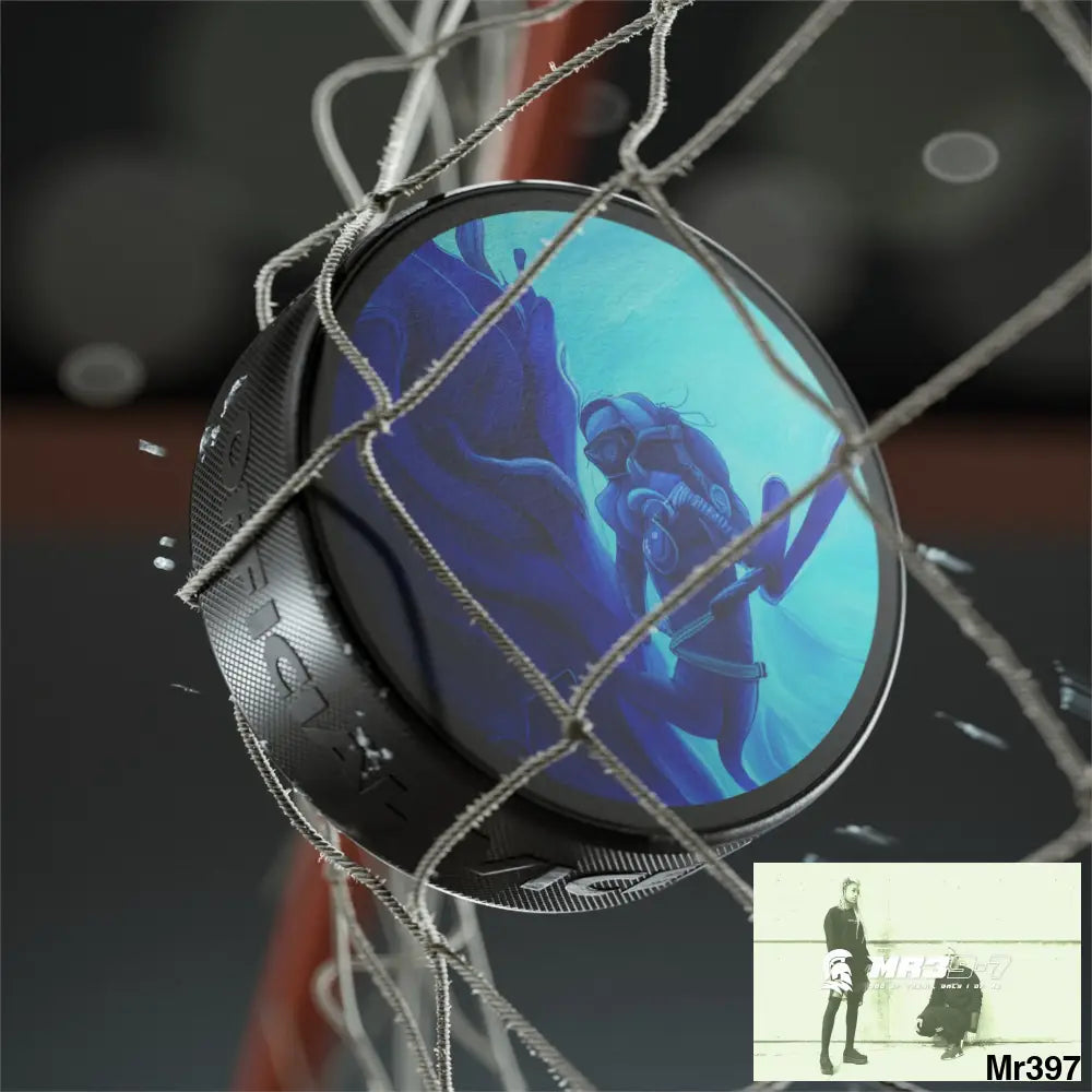 AI Scuba Vigilante Dive Dahab Theme Hockey Puck 3’’ Accessories