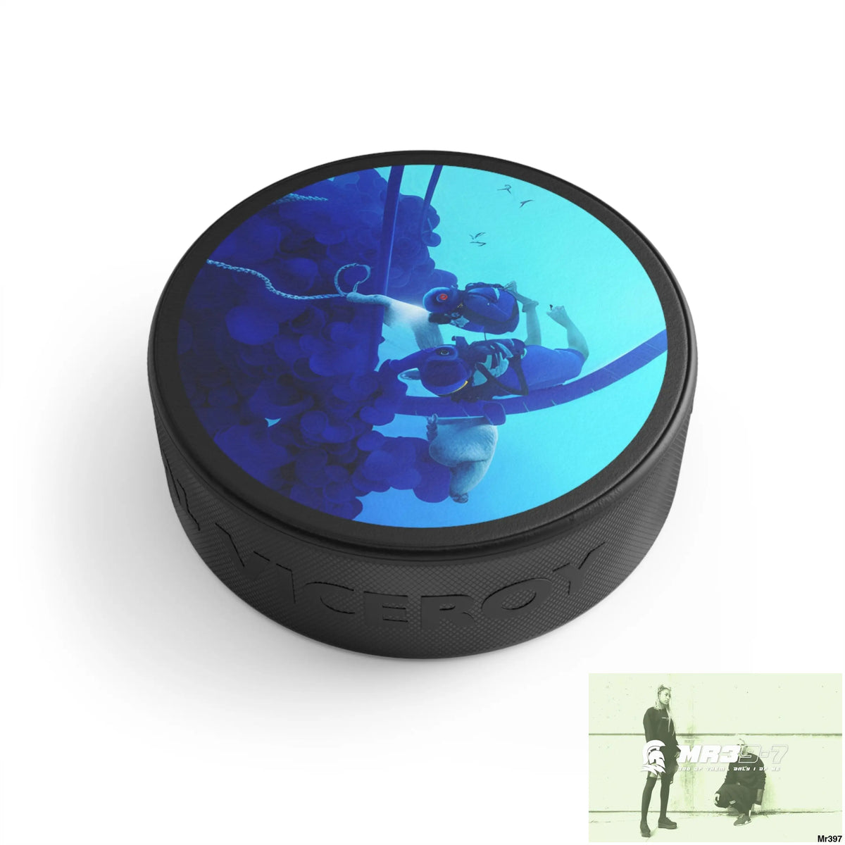 AI Scuba Vigilante Dive Dahab Theme Hockey Puck 3’’ Accessories
