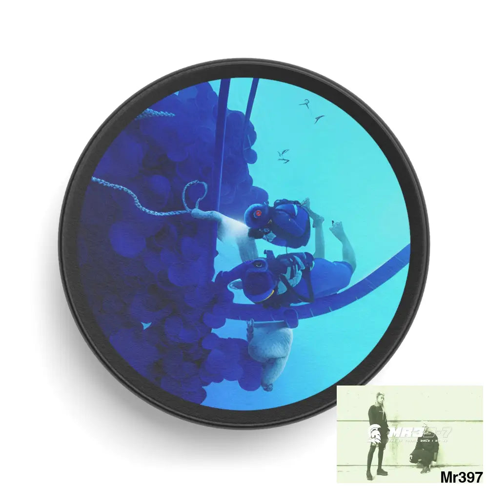 AI Scuba Vigilante Dive Dahab Theme Hockey Puck 3’’ Accessories