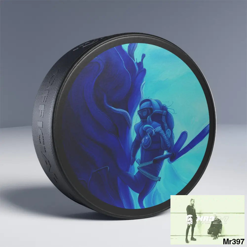 AI Scuba Vigilante Dive Dahab Theme Hockey Puck 3’’ Accessories
