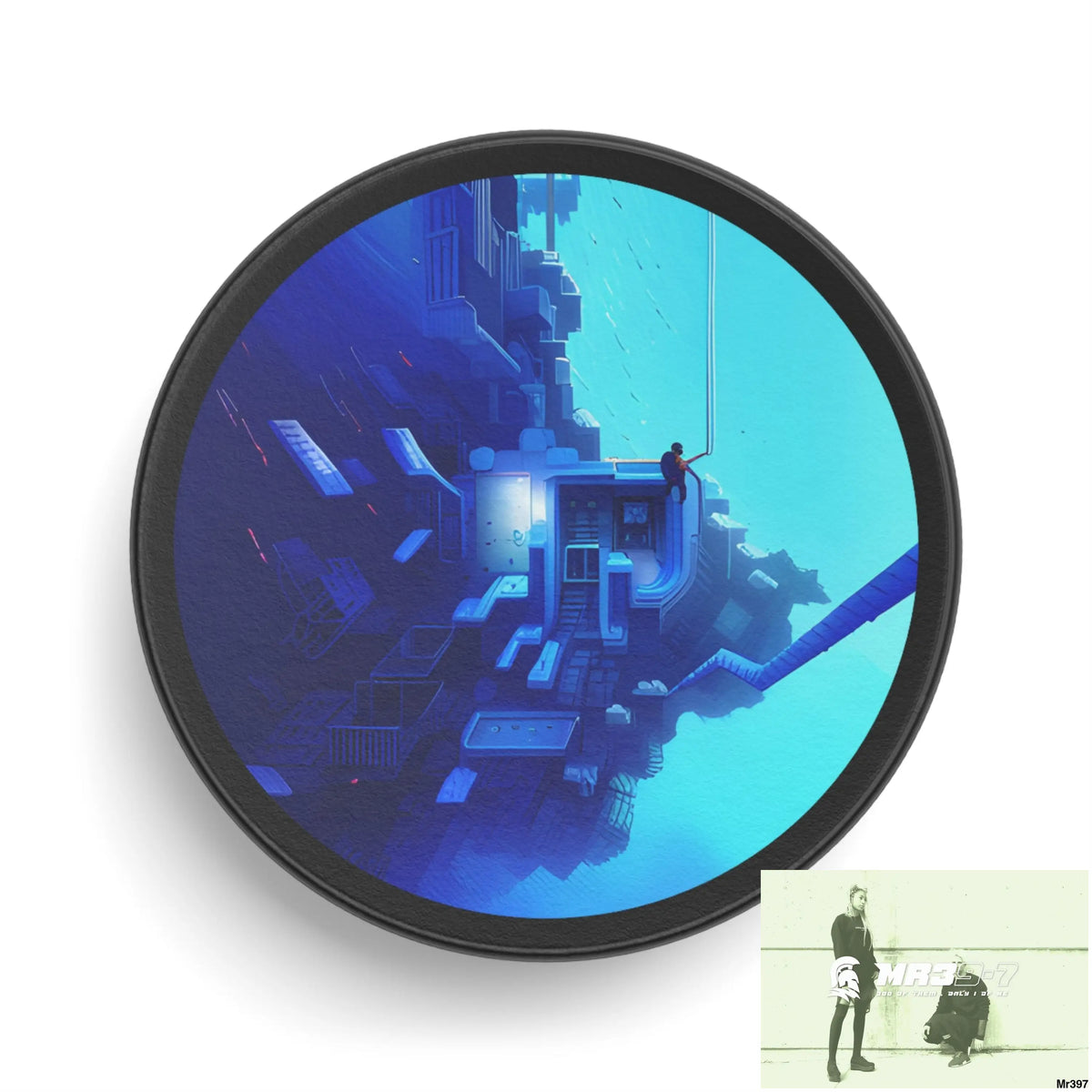 AI Scuba Vigilante Dive Dahab Theme Hockey Puck 3’’ Accessories