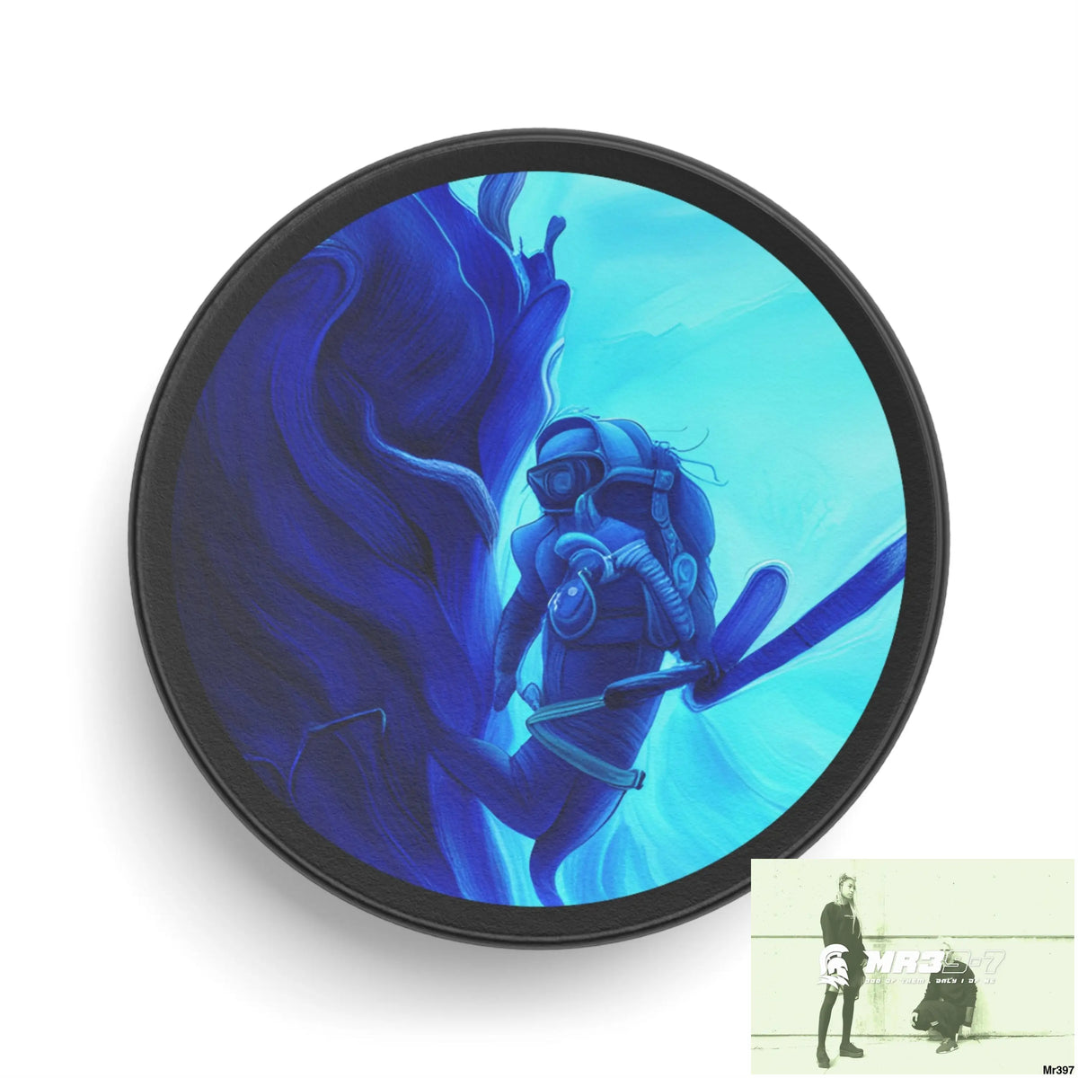 AI Scuba Vigilante Dive Dahab Theme Hockey Puck 3’’ Accessories