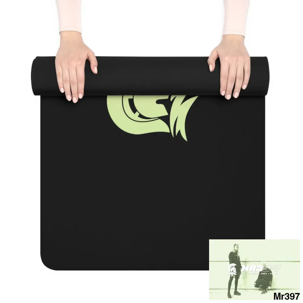 AI Sparta theme Rubber Yoga Mat 24” x 68” Home Decor