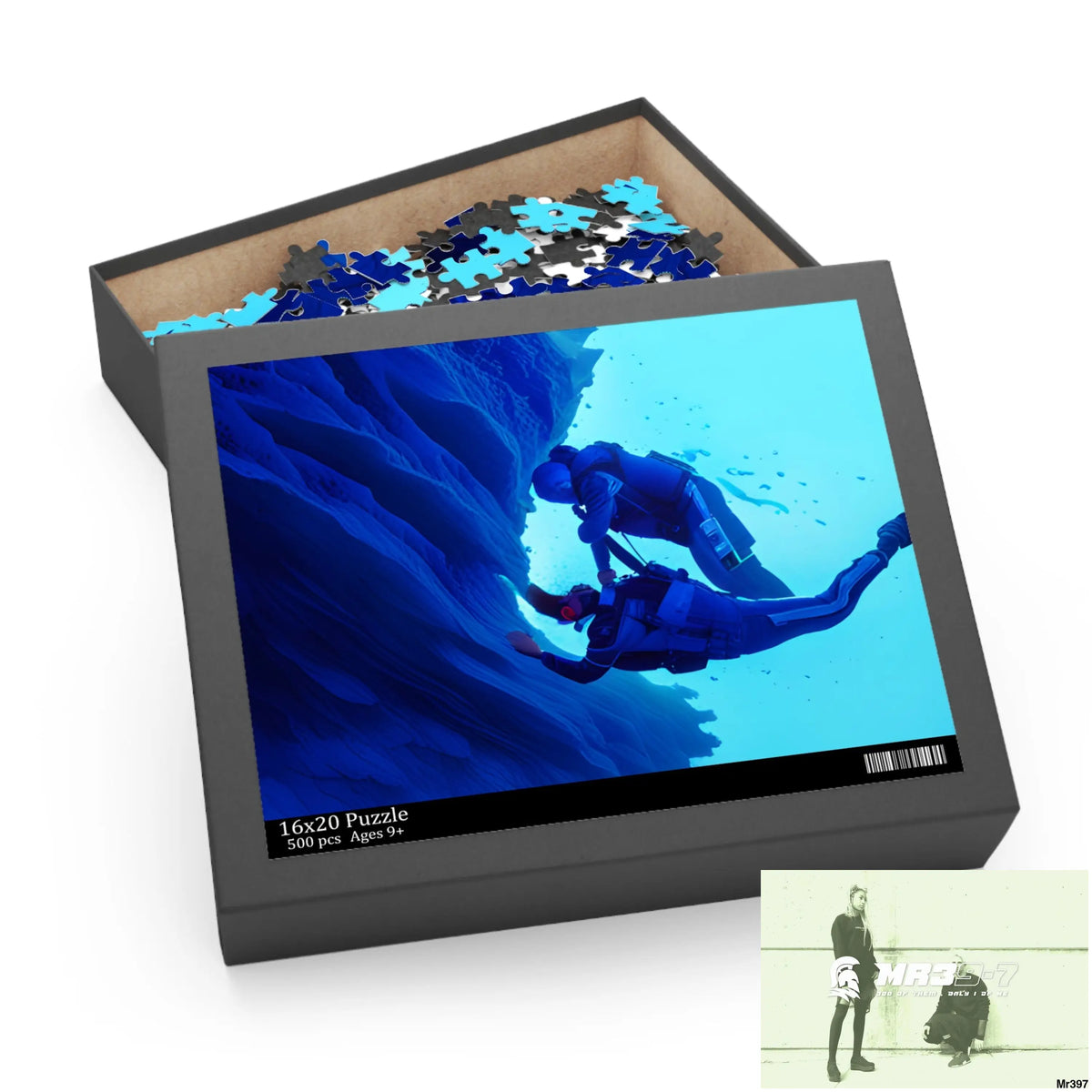 AI Special Dive Days Dahab to Eyton Window View #No11 No 22 Gods Intervention Puzzle (120 252 500-Piece) Puzzle