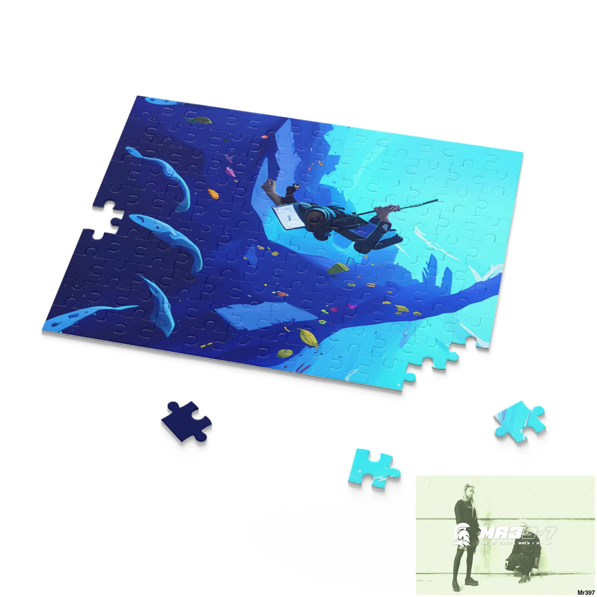 AI Special Dive Days Dahab to Eyton Window View #NO4 No 22 Gods Intervention Puzzle (120 252 500-Piece) Puzzle