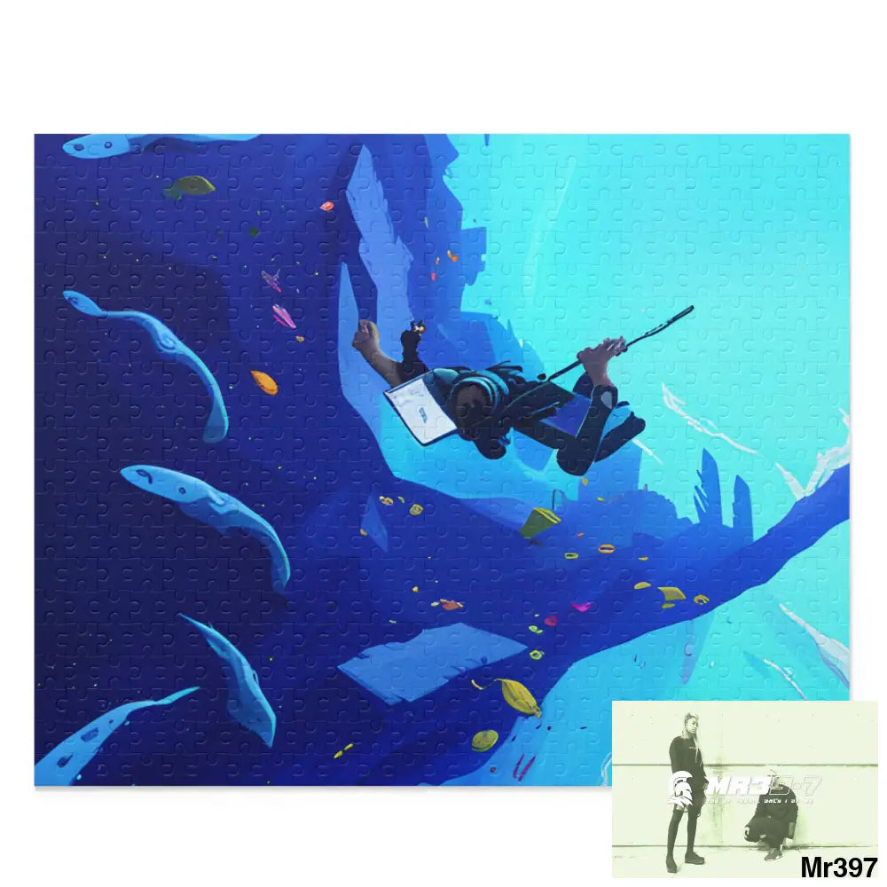 AI Special Dive Days Dahab to Eyton Window View #NO4 No 22 Gods Intervention Puzzle (120 252 500-Piece) 20’’ × 16’’