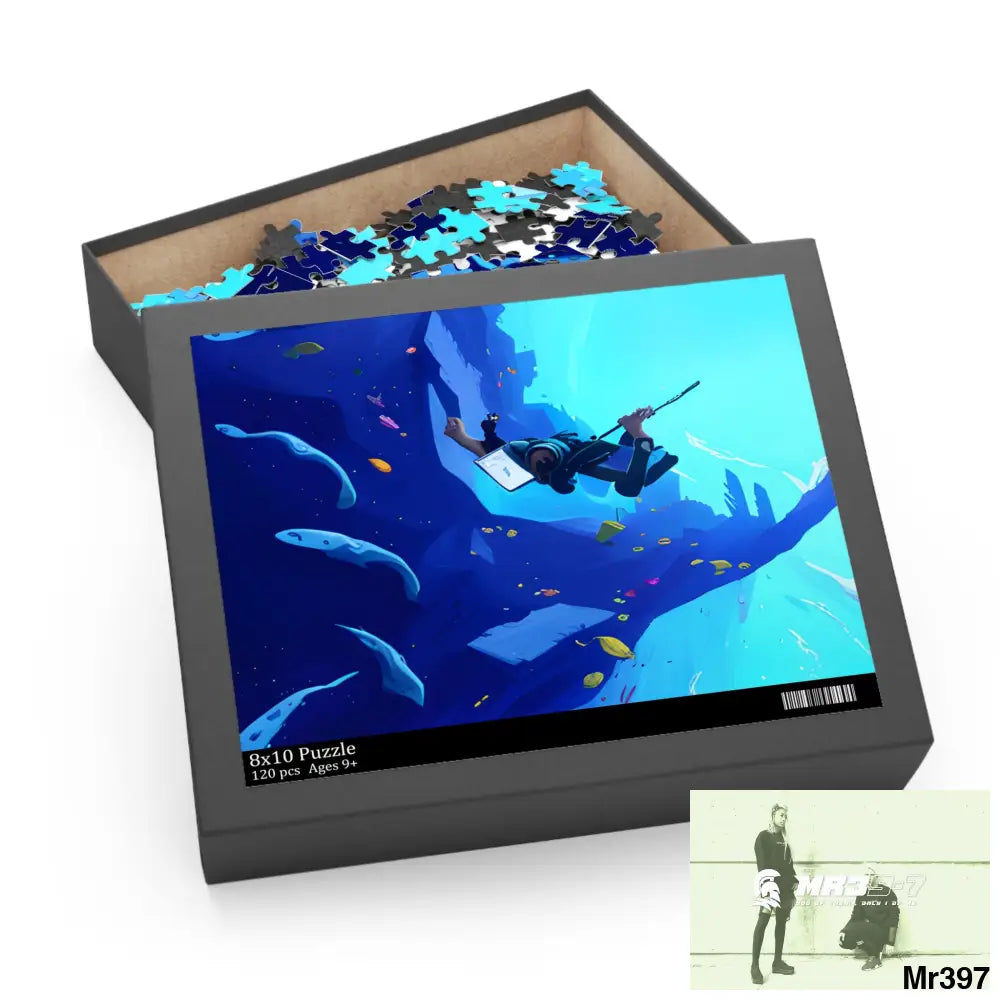 AI Special Dive Days Dahab to Eyton Window View #NO4 No 22 Gods Intervention Puzzle (120 252 500-Piece) Puzzle