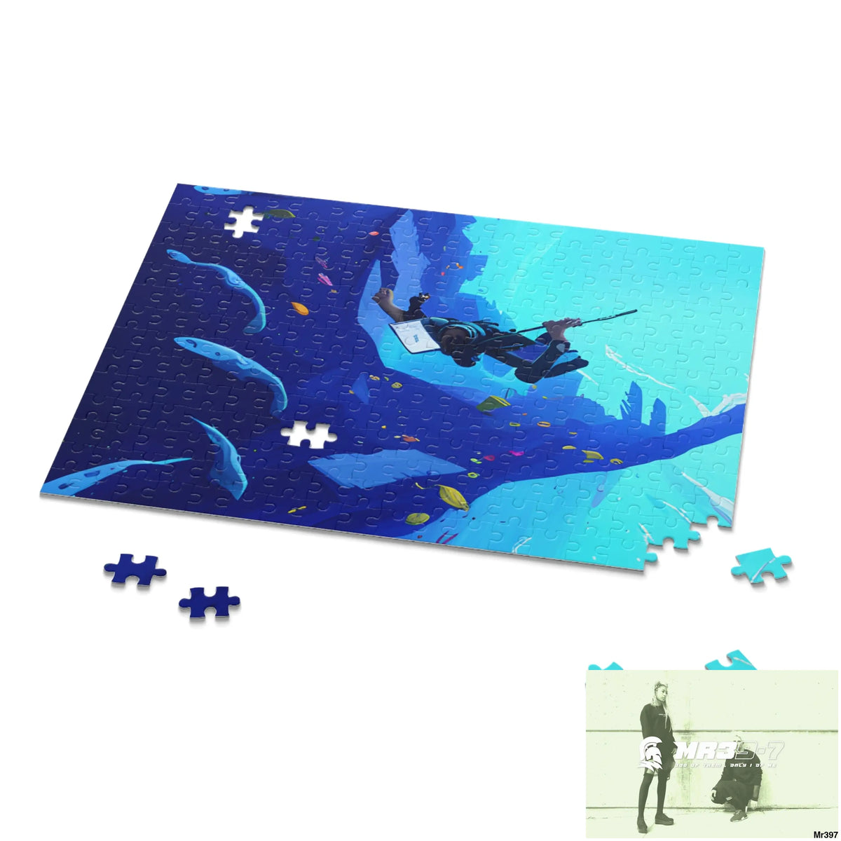 AI Special Dive Days Dahab to Eyton Window View #NO4 No 22 Gods Intervention Puzzle (120 252 500-Piece) Puzzle